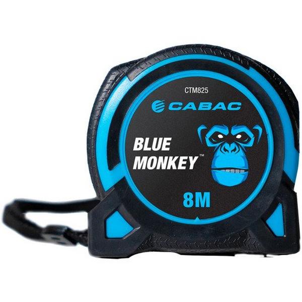 Electricians Blue Monkey 8M Tape Measure, Ideal Electrical Catalogue Tools Instrumentation Measuring Device Measuring Tape - Construction Supplies Australia