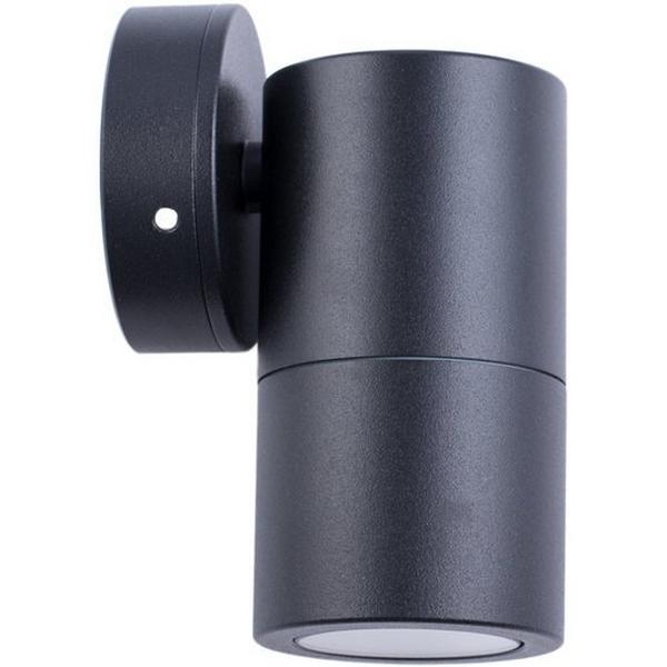 Black Fixed Wall Pillar Light IP65, Ideal Electrical Catalogue Light Fittings High Bay Low Bay High Bay Luminaire - Construction Supplies Australia