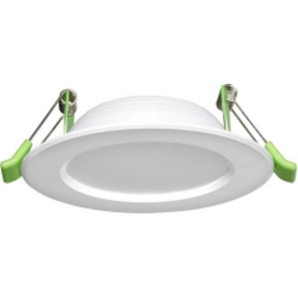 Downlight LED 8W Tri IP44 Dimmable 125mm White, Ideal Electrical Catalogue Light Fittings Downlight Downlight Spot Floodlight - Construction Supplies Australia