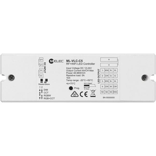 5 Channel LED Strip Rf/Tuya Controller, Ideal Electrical Catalogue Light Fittings Control Gear Controller For Luminaires - Construction Supplies Australia
