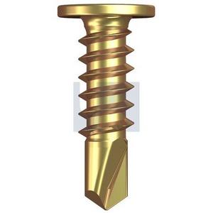 SCREW SELF DRILLING ZYP MET FLAT PH:10-16X 16 GOLD