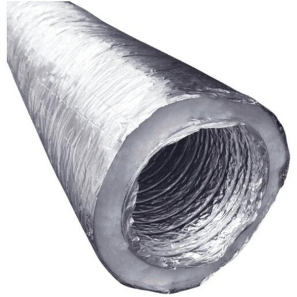 Firebreak Flex Duct Nude Core 6Mx100mm, Ideal Electrical Catalogue Safety Fire Protection Fire Resistant Duct - Construction Supplies Australia