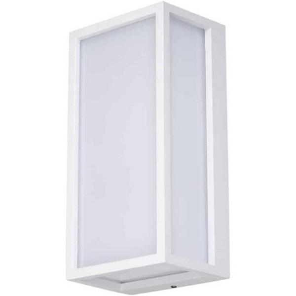 Wall Light 10W Tri Colour IP54 Matt White Ashton, Ideal Electrical Catalogue Light Fittings Ceiling Wall Lighting Ceiling Wall Luminaire - Construction Supplies Australia