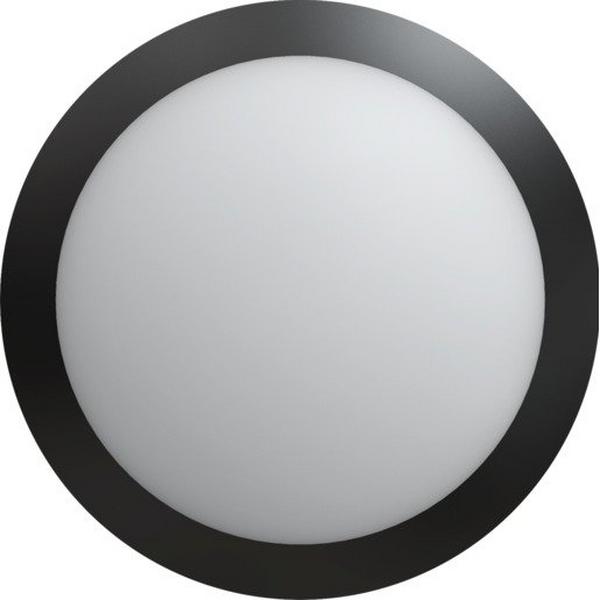 Bunker LED 9/13W 3/4K 300mm Round Black Dawn, Ideal Electrical Catalogue Light Fittings Ceiling Wall Lighting Ceiling Wall Luminaire - Construction Supplies Australia