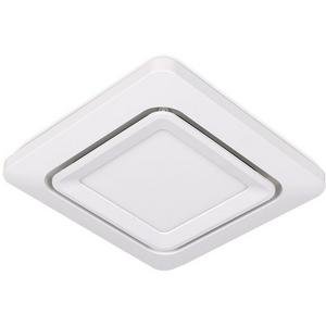 EXHAUST FAN FASCIA 290MM SQUARE M/WHITE W TRI LED