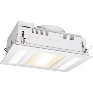 BATHROOM HEATER/EXHAUST PANEL TRI WHITE 1000W IR HIGH VELOCITY
