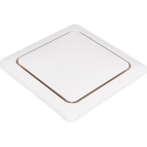 EXHAUST FAN FASCIA 240MM SQUARE M/WHITE