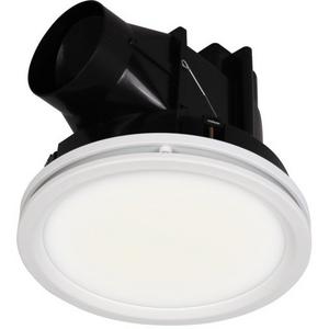 EXHAUST FAN 240MM 35W DUCTED WHITE W LIGHT ECLIPSE