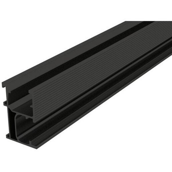 Pv-Ezrack Eco Rail 3.6M Black Anodized, Ideal Electrical Catalogue Energy Management Solar Mounting Systems Solar Mounting Rail - Construction Supplies Australia