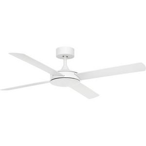 CEILING FAN TEMPEST DC ABS 52"/1320MM 4 BLD ABS WHITE WO/LIGHT