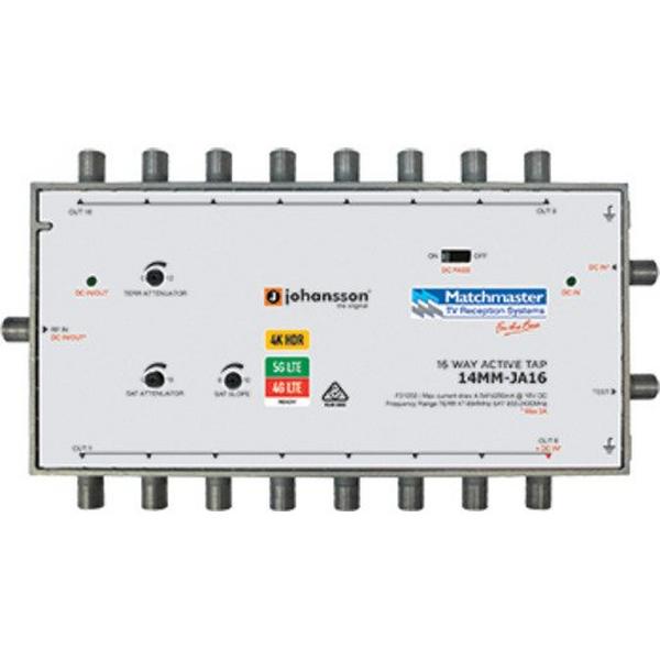 16 Port Active Tap For Foxtel Sms, Ideal Electrical Catalogue Av Security Detection Antennas Tap Off And Distributor - Construction Supplies Australia