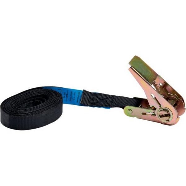 Ratchet Strap 5 M X 25 mm Black, Ideal Electrical Catalogue Safety Site Safety Securing Strap Chain - Construction Supplies Australia