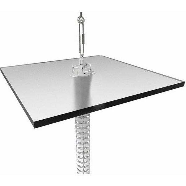 Cirqlate 2800mm Lg White With Ceiling Fl And Hang Wire, Top Hook, Ideal Electrical Catalogue Cable Management Cable Support Cable Guide Chain - Construction Supplies Australia