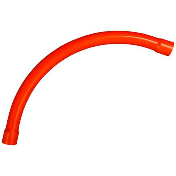 BEND SWEEP 90 DEG 32MM 180 RAD HD ORANGE, Ideal Electrical Catalogue Cable Management Conduit Rigid Conduit Bends - Construction Supplies Australia