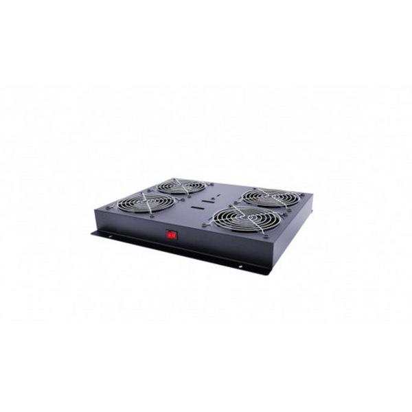 Sharkrack 4-Way Roof Mount Fan Kit For 600mm Wide 800 And 1000mm Deep Standard Racks, Ideal Electrical Catalogue Data Communications Cabinets Enclosures Network Cabinet Accessories - Construction Supplies Australia
