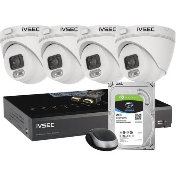 4 X Nc000Xa IP Cam+ Nr004Xa-2Tb 4 Poe Nvr 4K, Basic Ivs, Ideal Electrical Catalogue Av Security Detection Alarm Surveillance Video Surveillance System - Construction Supplies Australia