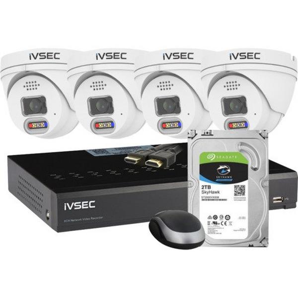 Kit 4 X Nc323Adx + Nr308Xc-2Tb Poe Nvr 4K, Adv Det, Adv Ivs, Ideal Electrical Catalogue Av Security Detection Alarm Surveillance Video Surveillance System - Construction Supplies Australia