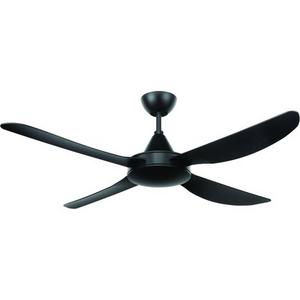 CEILING FAN VECTOR II 56"/1420MM 4 BLD BLACK WO/LIGHT