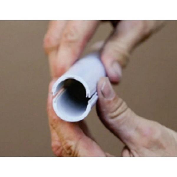 Conduit Split Repair Kit 20mm IP67 PVC Grey 1Mt Length, Ideal Electrical Catalogue Hardware Adhesive Repair Seal - Construction Supplies Australia