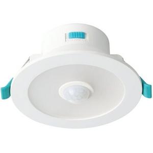 DOWNLIGHT 9W TRI-COLOUR LED WHITE W/SENS RIPPA