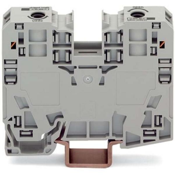2 CONDUCTOR THROUGH TERMINAL BLOCK 35MM, Ideal Electrical Catalogue Wiring Accessories Terminal Block Feed Through Terminal Block - Construction Supplies Australia