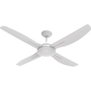 CEILING FAN SERENE AC 52"/1320MM 4 BLD ABS WHITE WO/LIGHT