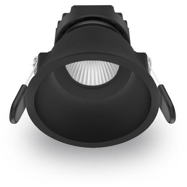 10W LED Cob Adjustable Downlight W/Dimm Driver - 90mm Cut-Out - Black - Tri CCT, Ideal Electrical Catalogue Light Fittings Downlight Downlight Spot Floodlight - Construction Supplies Australia