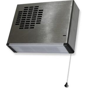 THERMOFAN FAN HEATER WITH PULL CORD 2200-2400WATTS - STAINLESS STEEL