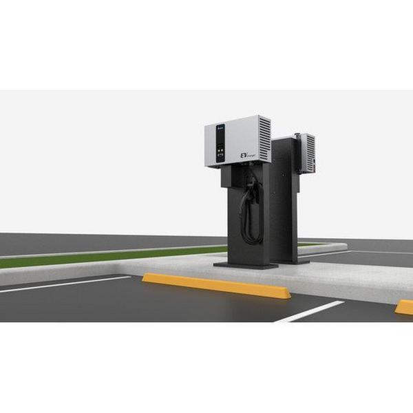 Delta DC 25kW EV Charger Free Standing Mounting Post, Ideal Electrical Catalogue Energy Management Solar Ev Charging Ev Accessories Spare Parts - Construction Supplies Australia
