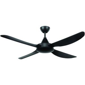 CEILING FAN VECTOR II 48"/ 1220MM 4 BLD BLACK WO/LIGHT