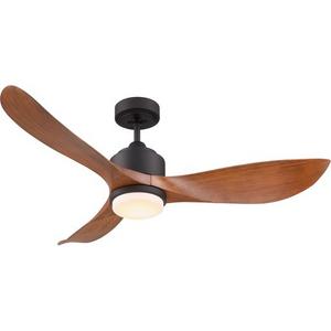 CEILING FAN EAGLE II LITE 48"/1220MM 3 BLD ABS BRONZE W/LIGHT