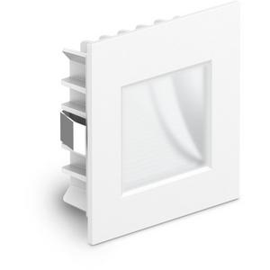 WALL LIGHT 3W 24 VOLT DC SQUARE REC STEP LIGHT 3000K WHITE