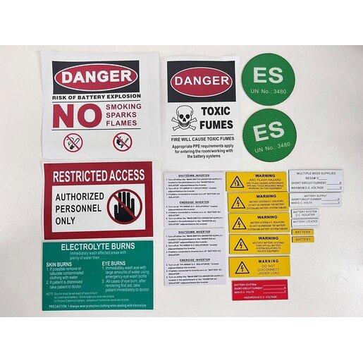 ASE Tech Tonglin ASE1057 | Hybrid Solar Label Kit | Solar Balance of ...