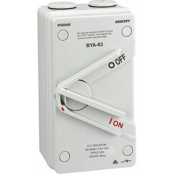 ZJ BENY AC ISOLATOR 1 POLE 35A 250V, Ideal Electrical Catalogue Energy Management Solar Balance Of System Solar Balance Of System - Construction Supplies Australia