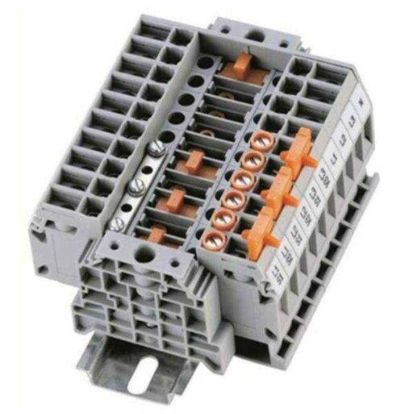 3 Phase Power Meter Test Terminal Block - Endstops And DIN Rail Not Included, Ideal Electrical Catalogue Wiring Accessories Terminal Block End Terminal - Construction Supplies Australia
