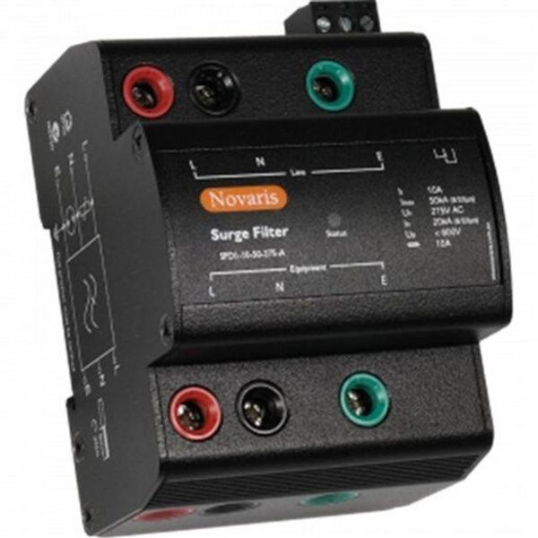 Surge Filter, 1 Phase, 20A, 50kA, 275V, Ideal Electrical Catalogue Power Distribution Earthing Lightning Set For Internal Lightning Protection Surge Protection - Construction Supplies Australia
