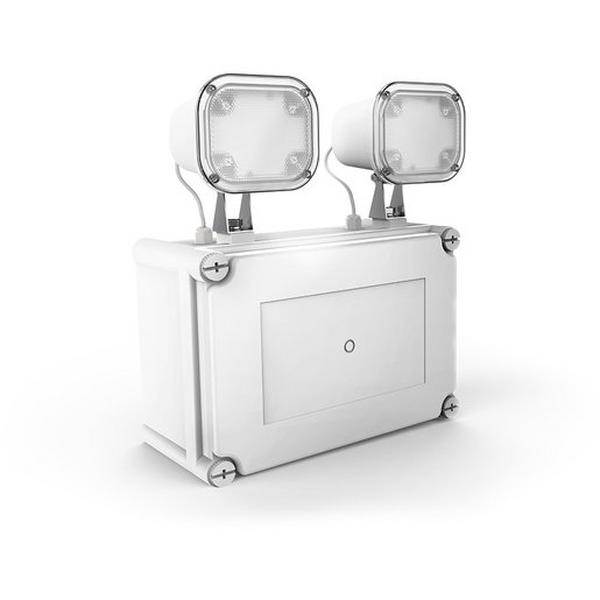 Emergency Twinspot High-Powered IP65 - Pro, Ideal Electrical Catalogue Light Fittings Emergency Exit Emergency Luminaire - Construction Supplies Australia