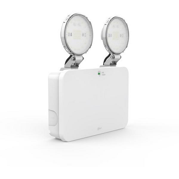 Emergency Weatherproof Flood LED Twinspot Advanced - With Dali, Ideal Electrical Catalogue Light Fittings Emergency Exit Emergency Luminaire - Construction Supplies Australia
