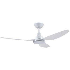 CEILING FAN GLACIER DC 52"/1300MM 3BLD GFC WHITE W/LIGHT