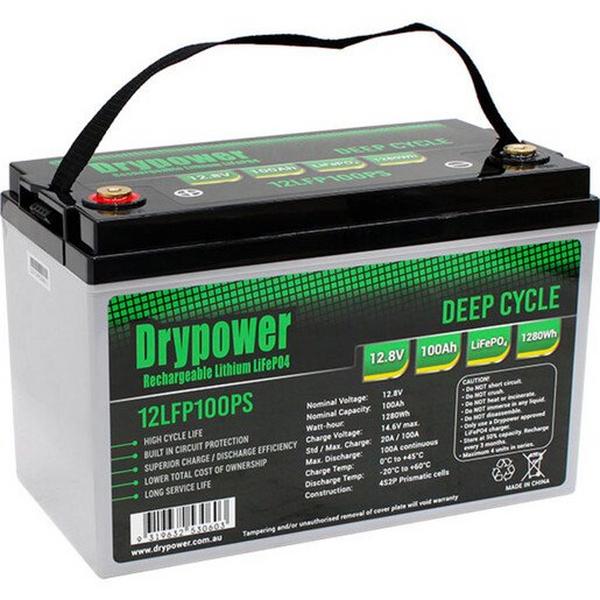 Battery Rechargeable Deep Cycle Lithium 100Ah 12.8V, Ideal Electrical Catalogue Electrical Appliances Batteries Rechargeable Battery - Construction Supplies Australia