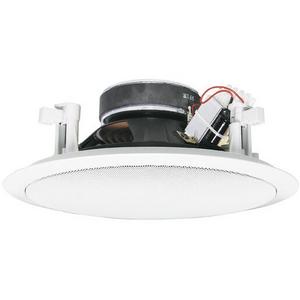 CEILING SPEAKER WITH ALUMINIUM GRILLE 8" 200MM 15W 100V WHITE