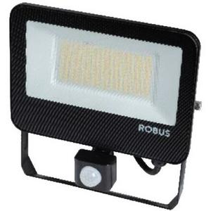 FLOODLIGHT 30/50W PIR IP65 BLK SELEST
