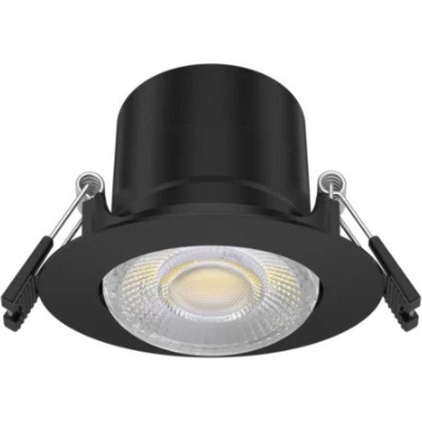 Downlight LED 5W Tri Gim 70mm Black, Ideal Electrical Catalogue Light Fittings Downlight Downlight Spot Floodlight - Construction Supplies Australia