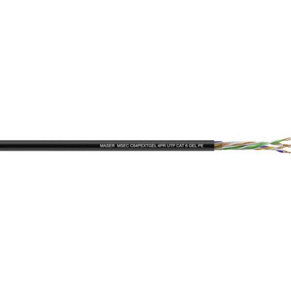 Ethernet Cat6 Gel Filled 23Awg Bare Copper Hdpe Black, Ideal Electrical Catalogue Cable Data Cable Cat 5 6 7 - Construction Supplies Australia