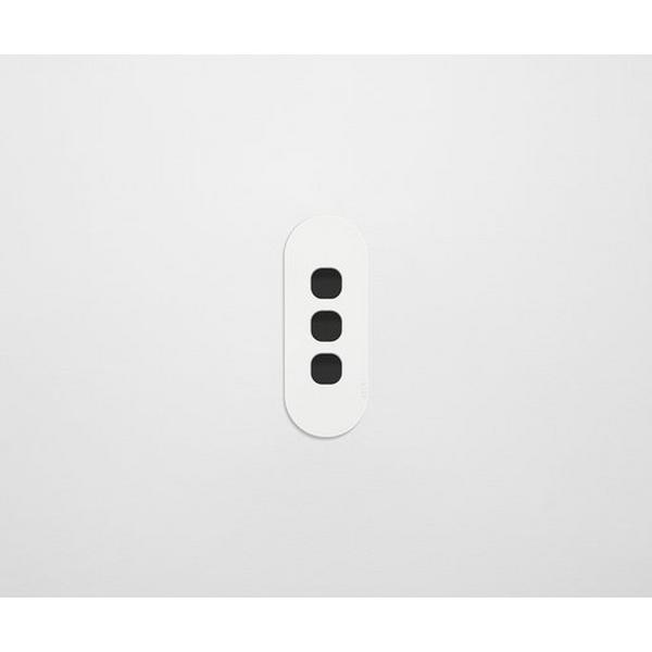 3 Gang Switch Grid And Faceplate Clipsal Shape, Ideal Electrical Catalogue Switches Plugs Sockets Switches Grid Cover Plate - Construction Supplies Australia