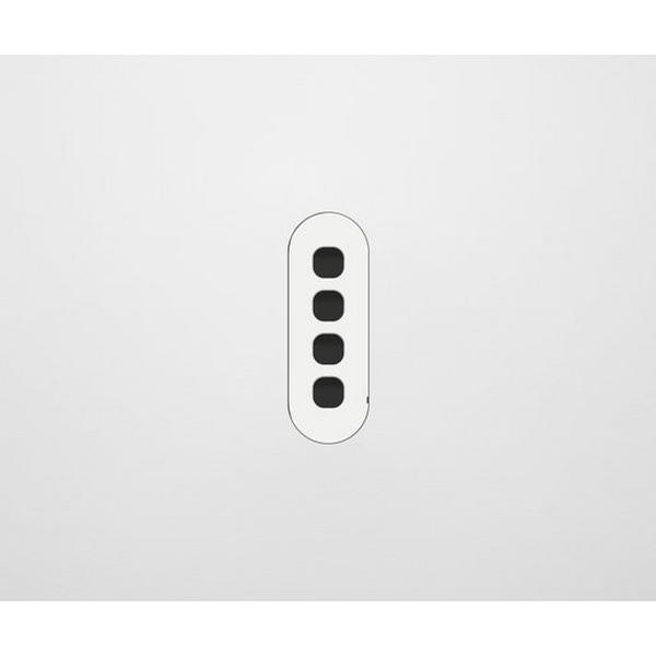4 GANG SWITCH GRID AND FACEPLATE CLIPSAL SHAPE, Ideal Electrical Catalogue Switches Plugs Sockets Switches Grid Cover Plate - Construction Supplies Australia