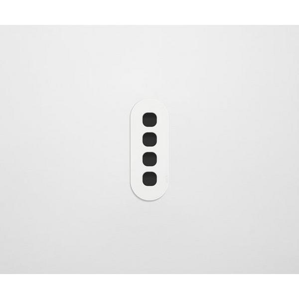 4 Gang Switch Grid And Faceplate Clipsal Shape, Ideal Electrical Catalogue Switches Plugs Sockets Switches Grid Cover Plate - Construction Supplies Australia