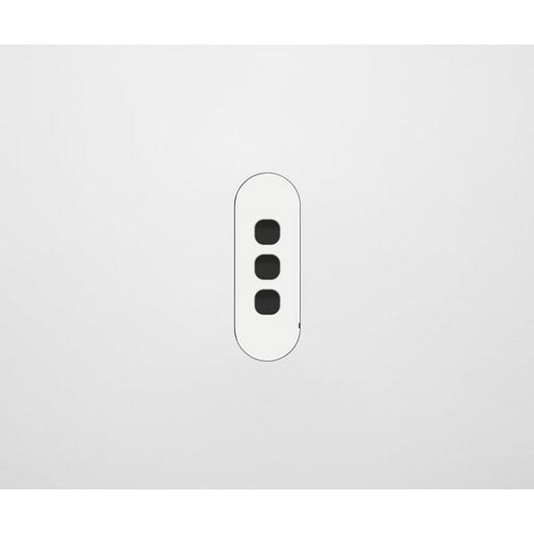 3 GANG SWITCH GRID AND FACEPLATE CLIPSAL SHAPE, Ideal Electrical Catalogue Switches Plugs Sockets Switches Grid Cover Plate - Construction Supplies Australia