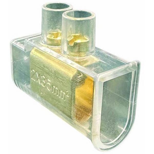 Cnctor Ins Dblscr 2X35mm 80A 500V Lgt Heavy Duty, Ideal Electrical Catalogue Wiring Accessories Terminal Block End Terminal - Construction Supplies Australia