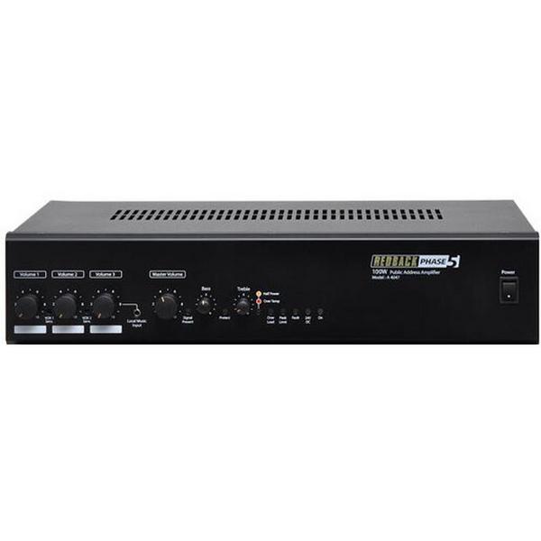 Public Address Amplifier 100W 100V, Ideal Electrical Catalogue Av Security Detection Doorbell Entry Control Amplifier For Public Address System - Construction Supplies Australia